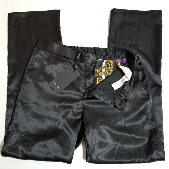 Zara Man Satin Trousers - Picture 6 of 7